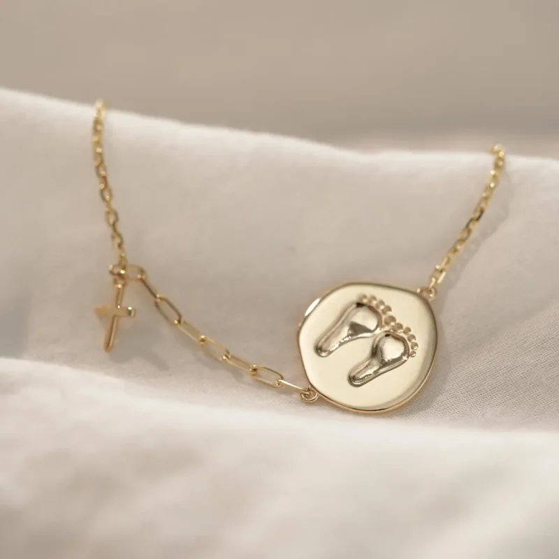 Custom Baby Footprint Bracelet - Image 3