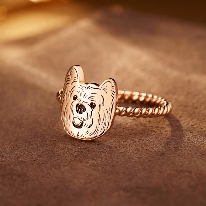 Vintage Rings For Women Memorial Ring