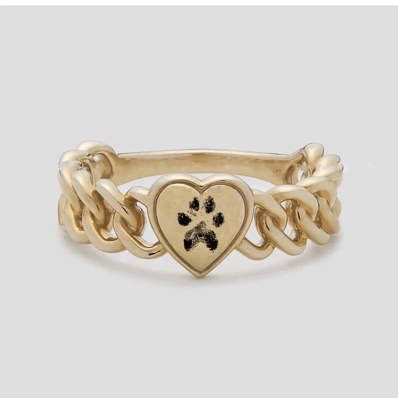 Dog Paw Memorial Jewelry