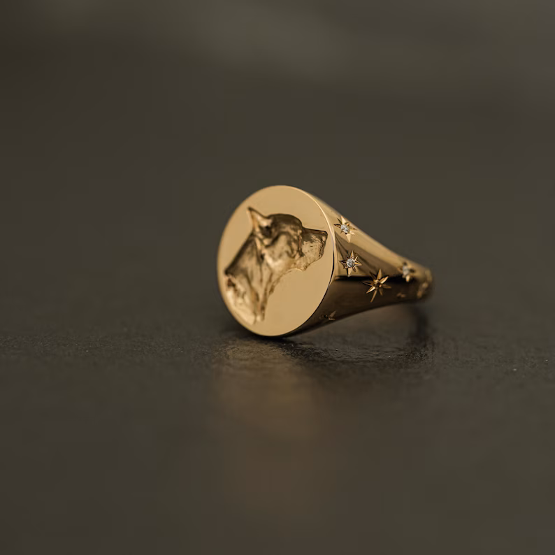 Personalized Solid Signet Ring