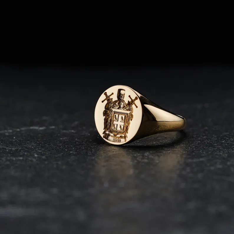 Custom Solid Signet Ring