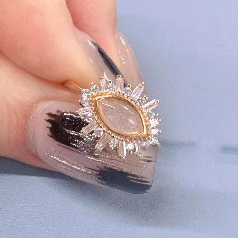 Pet Hair Ring, Vintage Pet Fur Ring
