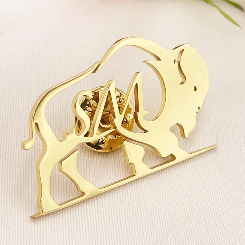 Lapel Pin, Brooch With Logo, Name Pin