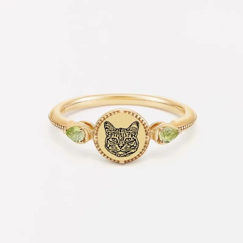 Unique Birthstone Ring