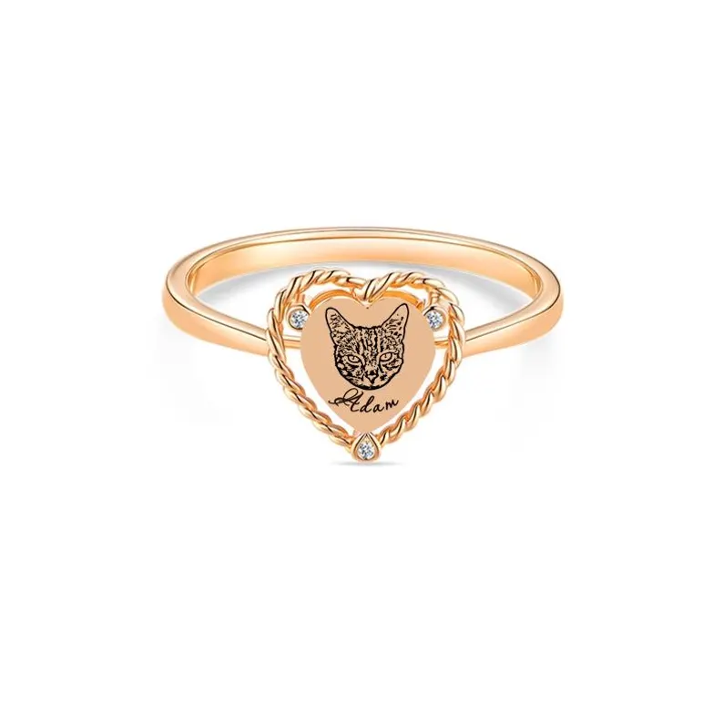 Custom Heart Ring